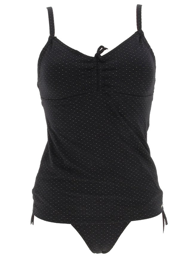 Maillot de bain tankini kiara noir femme - Grain De Sable