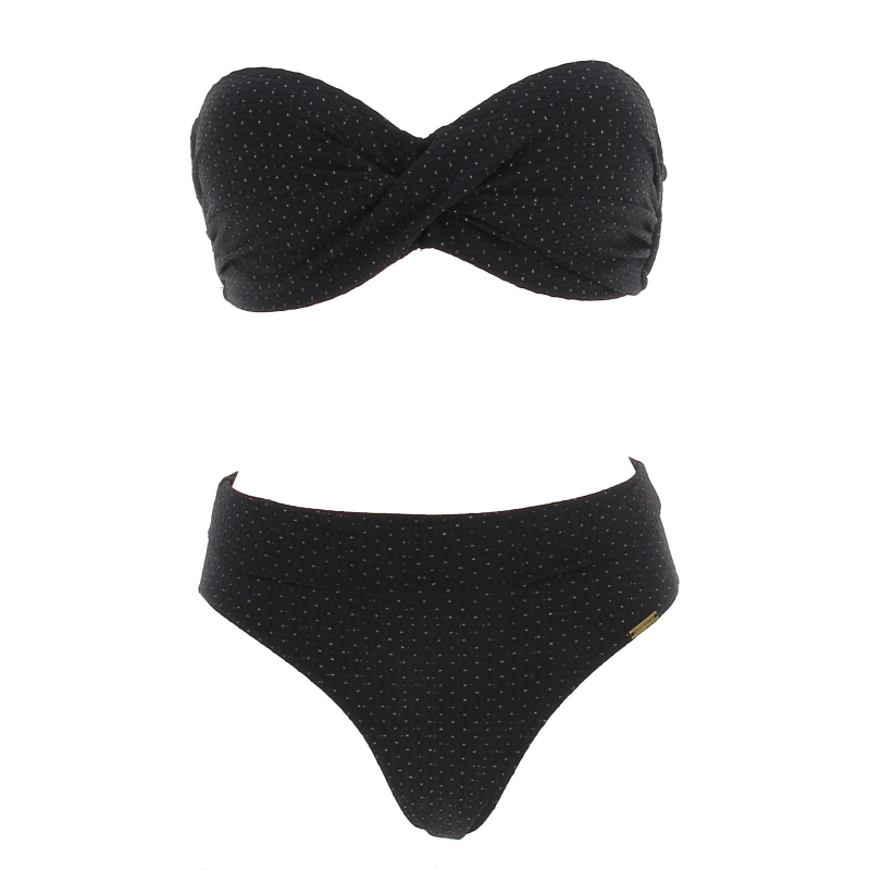 Maillot de bain 2 pièces emma noir femme - Grain De Sable