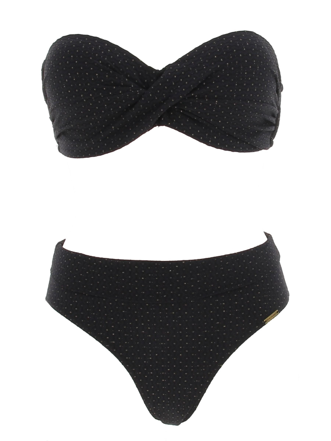 Maillot de bain 2 pièces emma noir femme - Grain De Sable