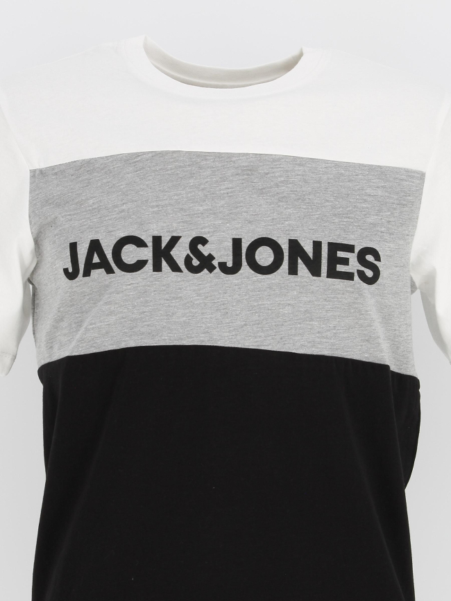 T-shirt logo block noir homme - Jack & Jones