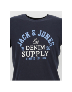 T-shirt logo bleu marine homme - Jack & Jones