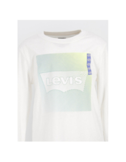 T-shirt manches longues neon gradient blanc garçon - Levi's