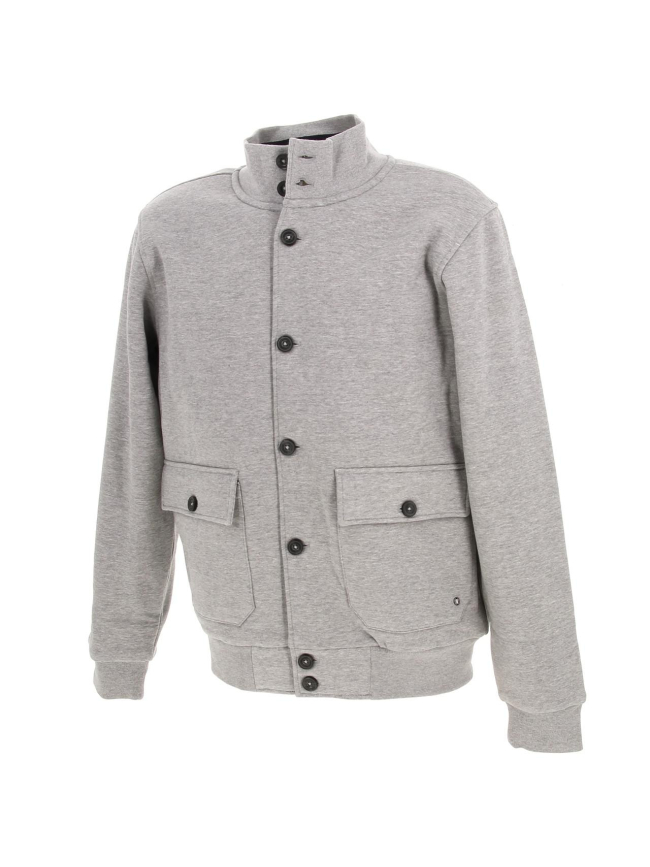 Sweat doublé sherpa gris homme - Teddy Smith