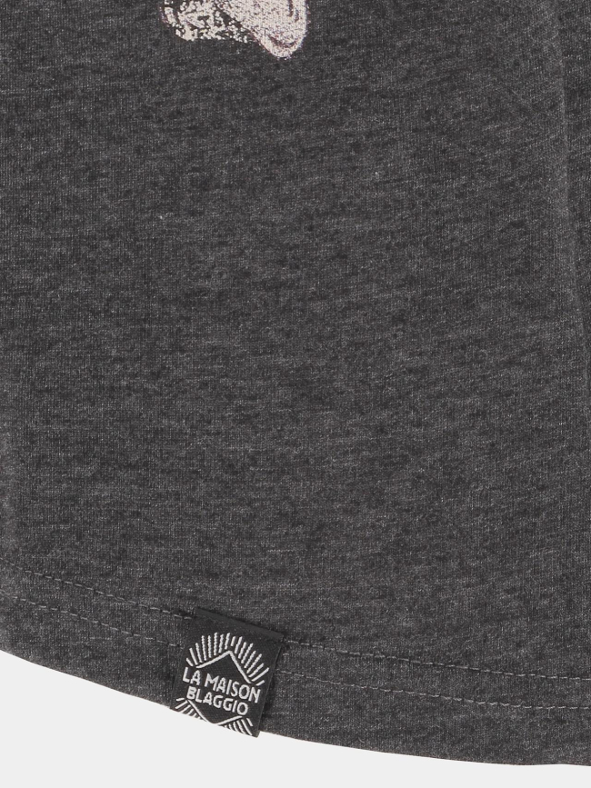 T-shirt modesto skull gris homme - La Maison Blaggio