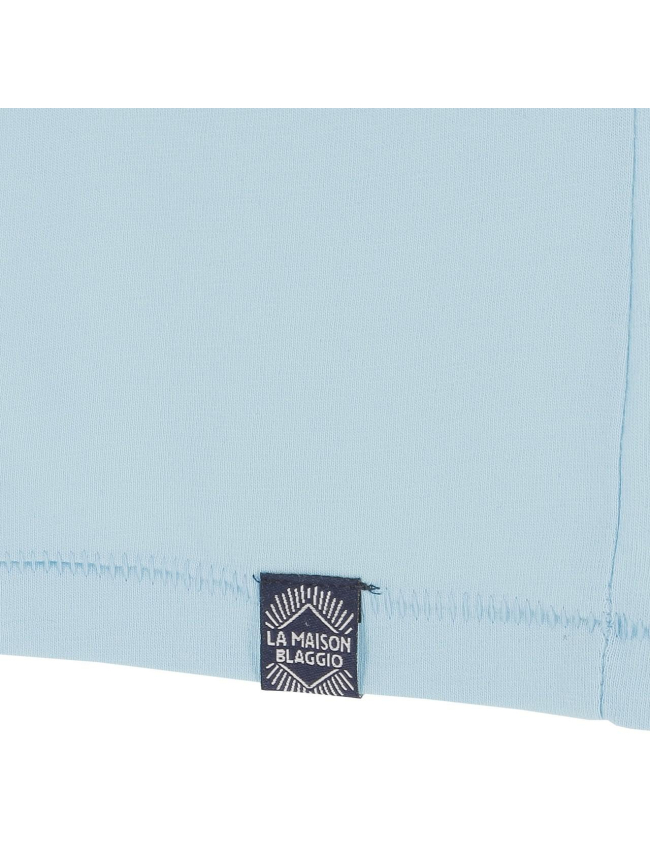 T-shirt melrose sky bleu homme - La Maison Blaggio