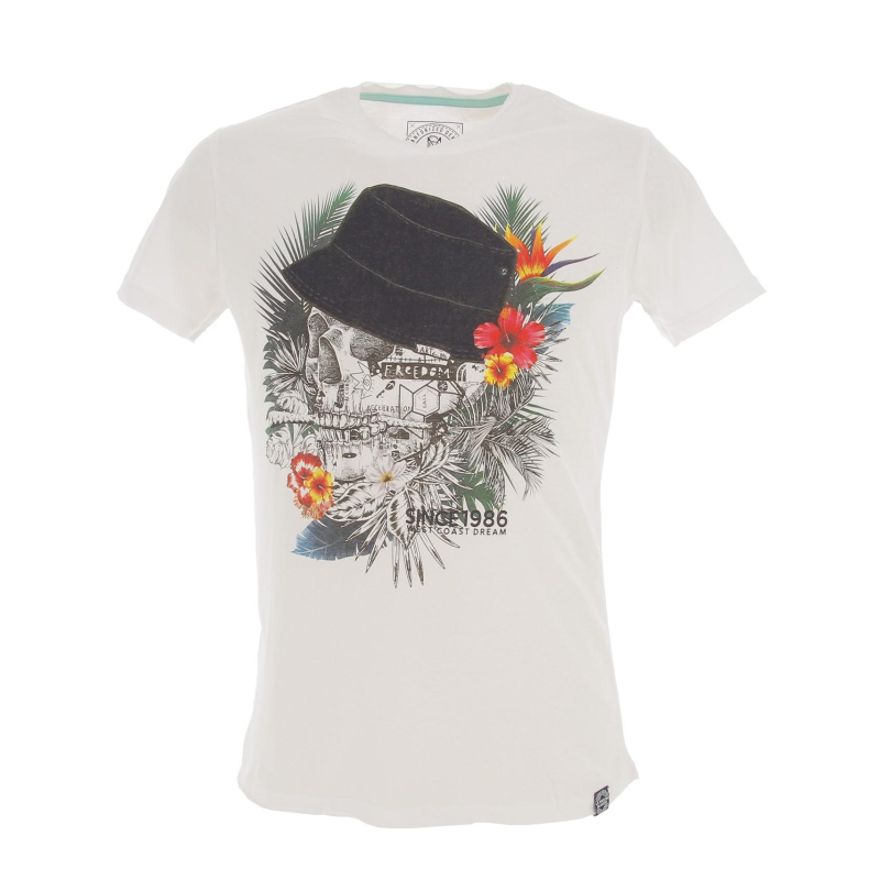 T-shirt mebano blanc homme - La Maison Blaggio