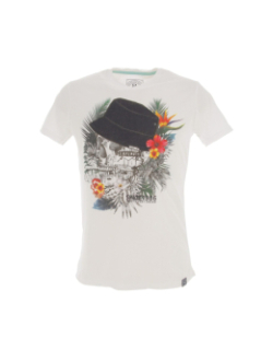 T-shirt mebano blanc homme - La Maison Blaggio
