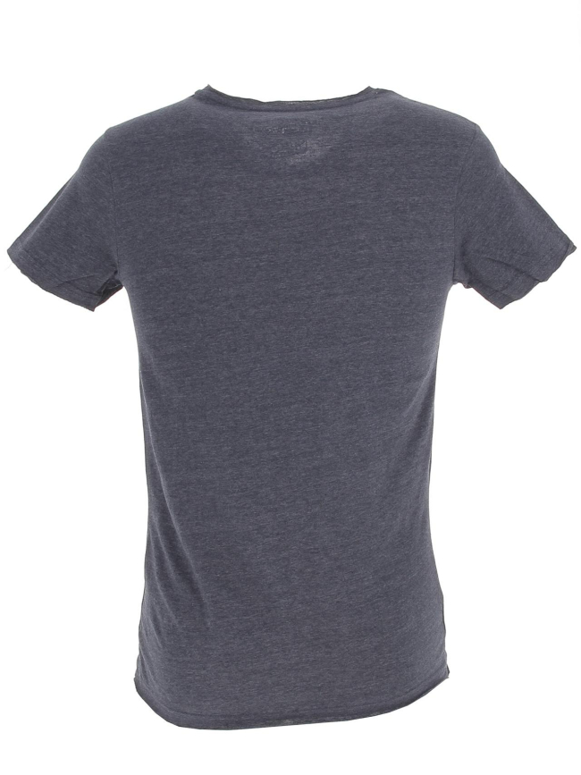 T-shirt mebano skull bleu marine homme - La Maison Blaggio