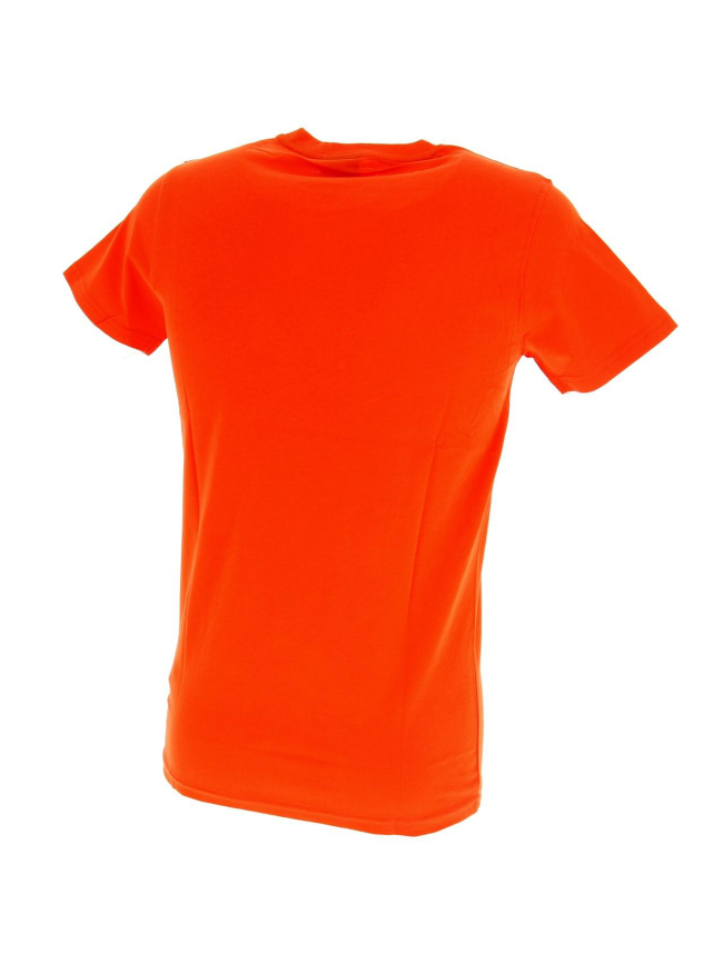 T-shirt logo sérigraphié subversive orange homme - Airness