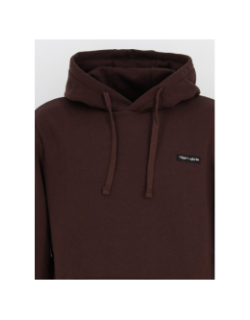 Sweat à capuche nark marron homme - Teddy Smith