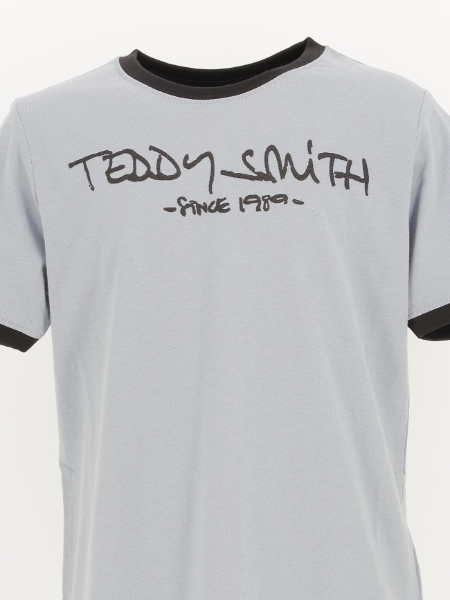 T-shirt ticlass 3 bleu garçon - Teddy Smith