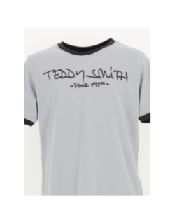T-shirt ticlass 3 bleu garçon - Teddy Smith