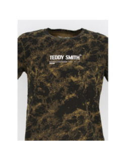 T-shirt dye kaki garçon - Teddy Smith