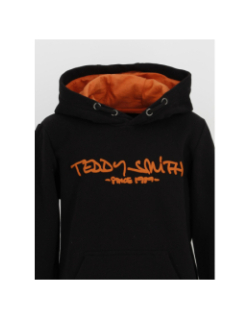 Sweat à capuche siclass noir garçon - Teddy Smith