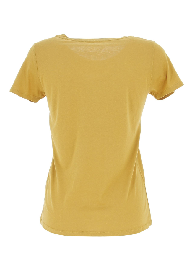 T-shirt ticia jaune femme - Teddy Smith