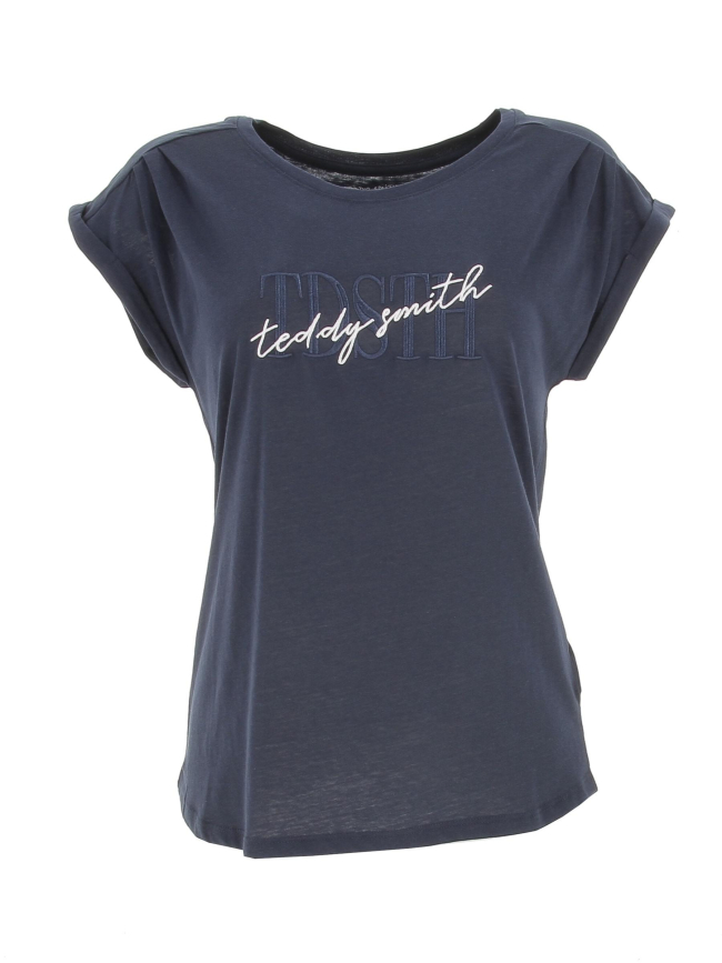 T-shirt talipa bleu marine femme - Teddy Smith