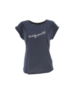 T-shirt talipa bleu marine femme - Teddy Smith