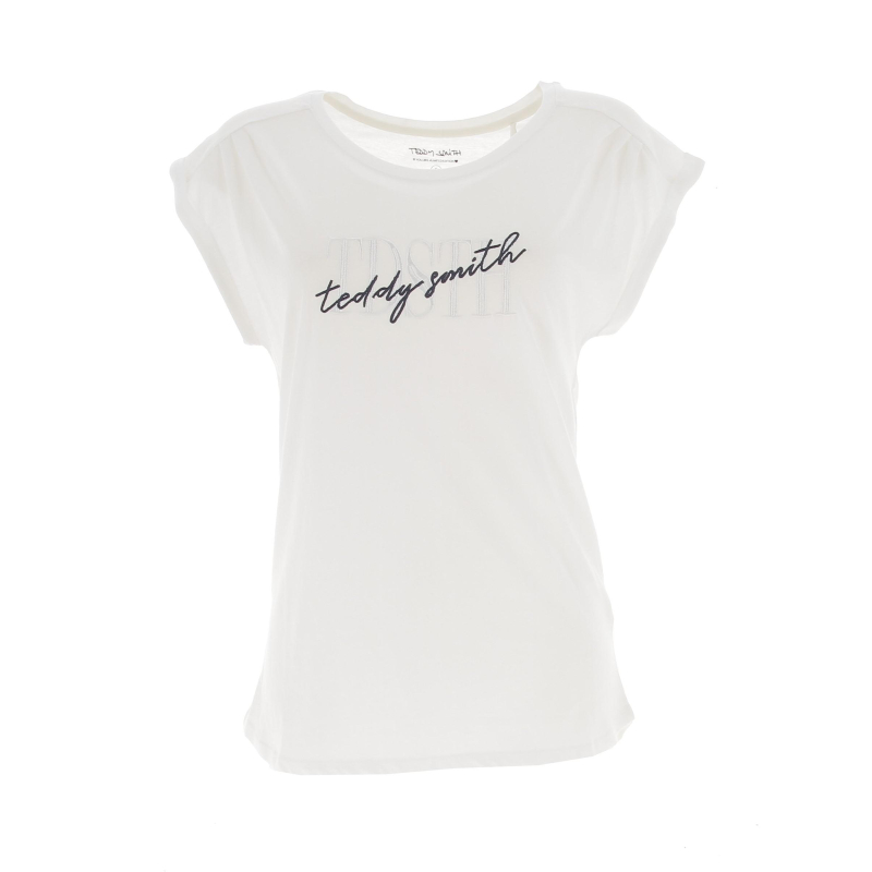 T-shirt talipa écru femme - Teddy Smith