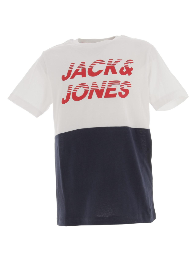 T-shirt break blanc garçon - Jack & Jones