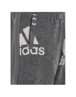 Short de sport big logo gris garçon - Adidas