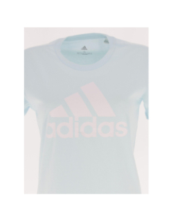 T-Shirt de sport logo bleu femme - Adidas