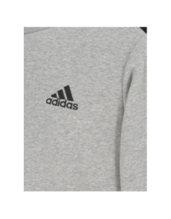Sweat sport 3 bandes gris homme - Adidas