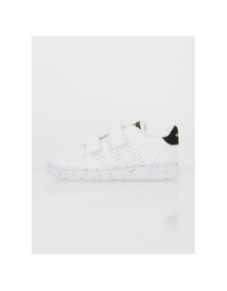 Baskets basses à scratch advantage cf1 blanc enfant - Adidas