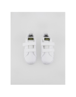 Baskets basses à scratch advantage cf1 blanc enfant - Adidas