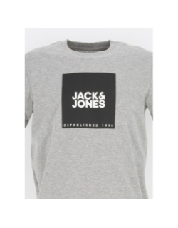 T-shirt crew gris homme - Jack & Jones