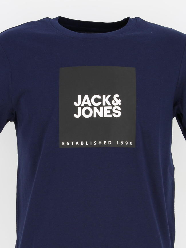 T-shirt crew bleu marine homme - Jack & Jones