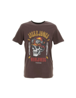 T-shirt jorcaptain crew marron homme - Jack & Jones