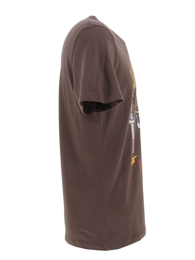 T-shirt jorcaptain crew marron homme - Jack & Jones