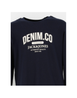 T-shirt manches longues bleu garçon - Jack & Jones