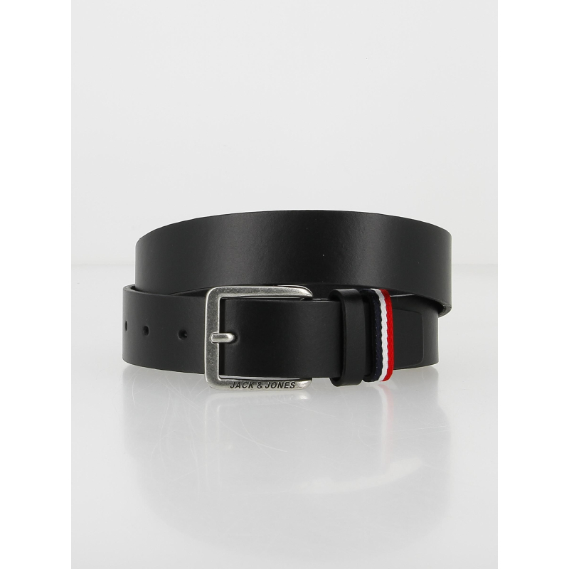 Ceinture jacespo uni noir homme - Jack & Jones