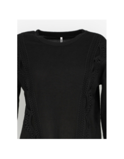 Pull dentelle tonsy noir femme - JDY