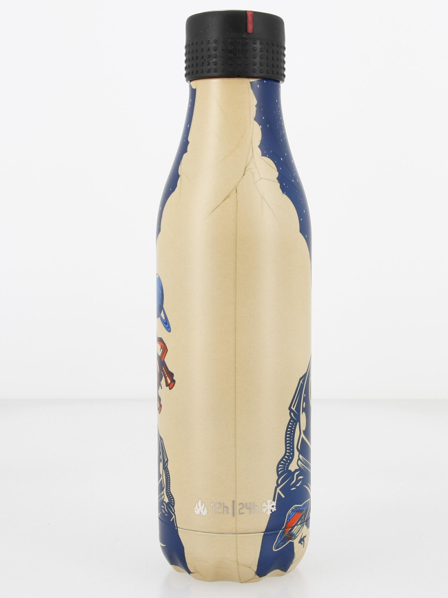 Gourde bottle inox 500 ml nasa bleu - Les Artistes