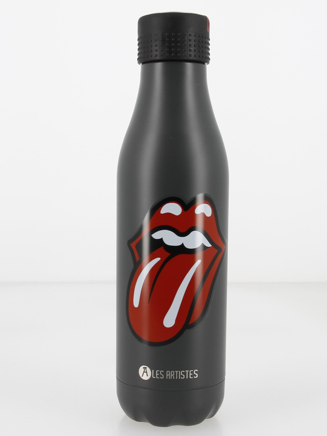 Gourde bottle inox 500 ml french kiss gris - Les Artistes