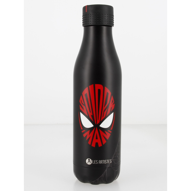 Gourde bottle inox 500 ml spiderman noir - Les Artistes