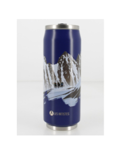 Gourde canette inox 500 ml expedition bleu - Les Artistes