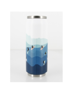 Gourde canette inox 500 ml surf bleu - Les Artistes