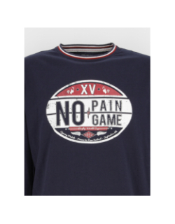 T-shirt wordlcup bleu marine homme - Union BLack