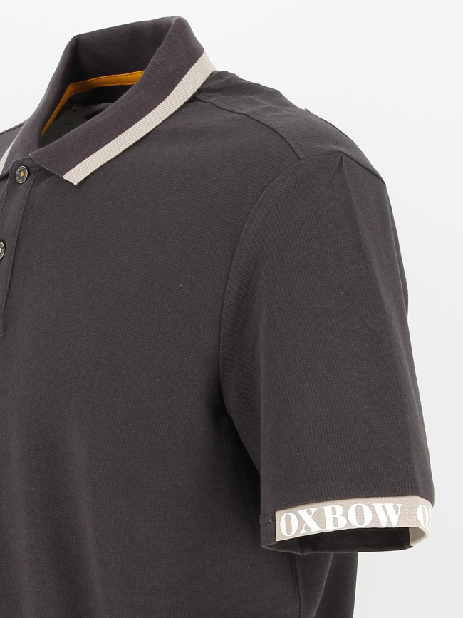 Polo classic uni gris homme - Oxbow