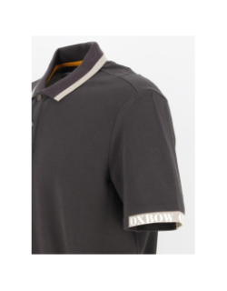 Polo classic uni gris homme - Oxbow