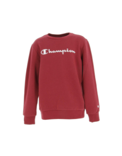 Sweat crewneck bordeaux enfant - Champion