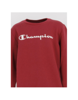 Sweat crewneck bordeaux enfant - Champion