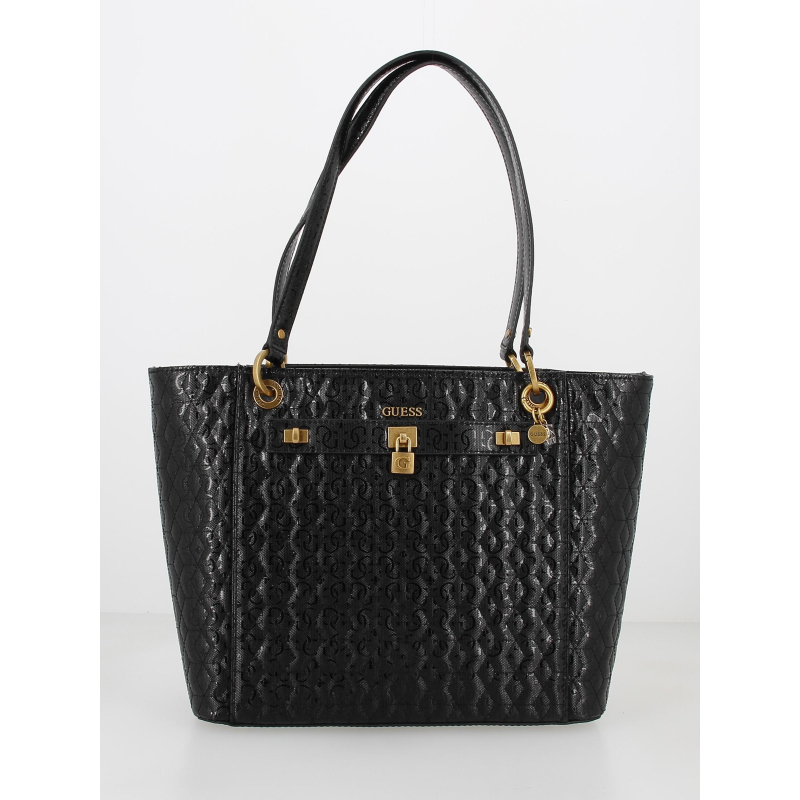 Sac à main noelle elite tote noir femme - Guess