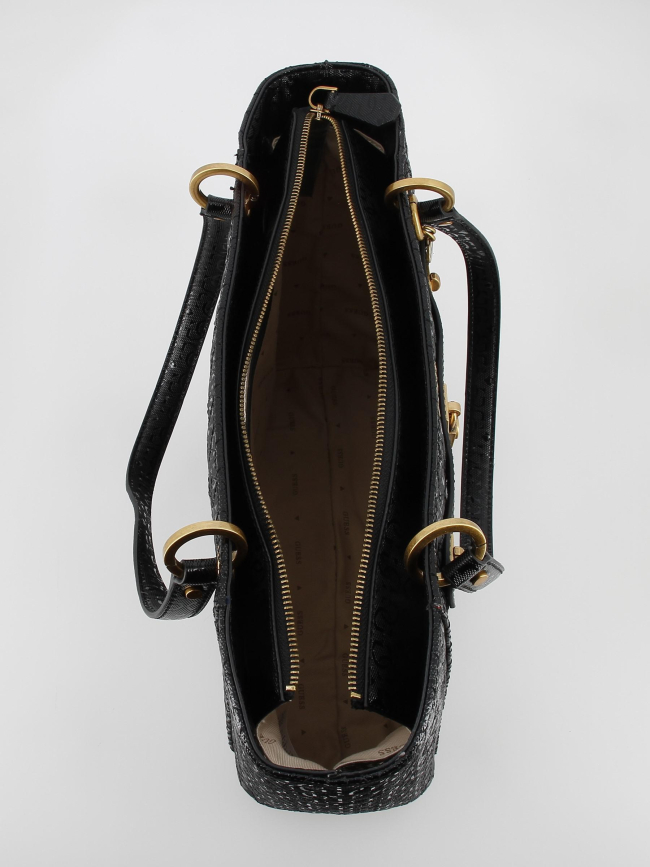 Sac à main noelle elite tote noir femme - Guess