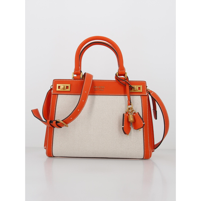 Sac à main katey luxury orange femme - Guess