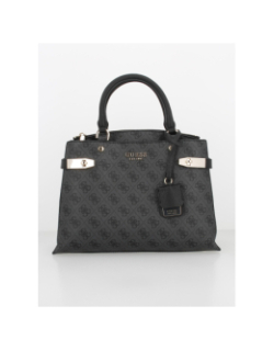 Sac à main zadie girlfriend imprimé noir femme - Guess