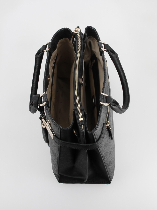 Sac à main zadie girlfriend imprimé noir femme - Guess